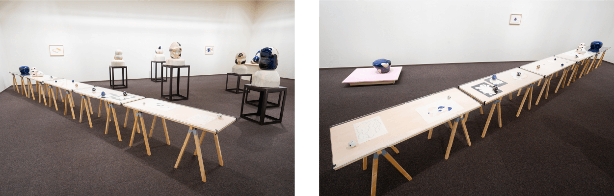 Installation view 塩谷良太展 かたちにかたちのないもの